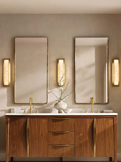 Alabaster Wall Light with Soft Ambient Glow