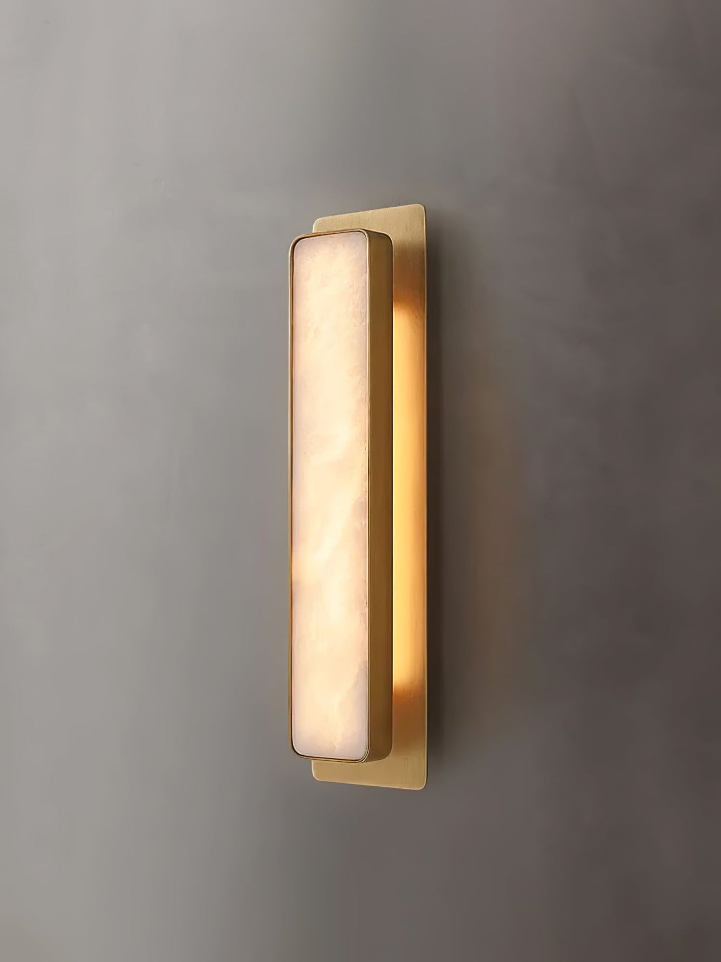 Alabaster Wall Light with Soft Ambient Glow