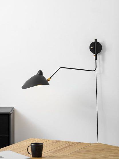 Adjustable Arm Wall Sconce, Energy-Efficient LED