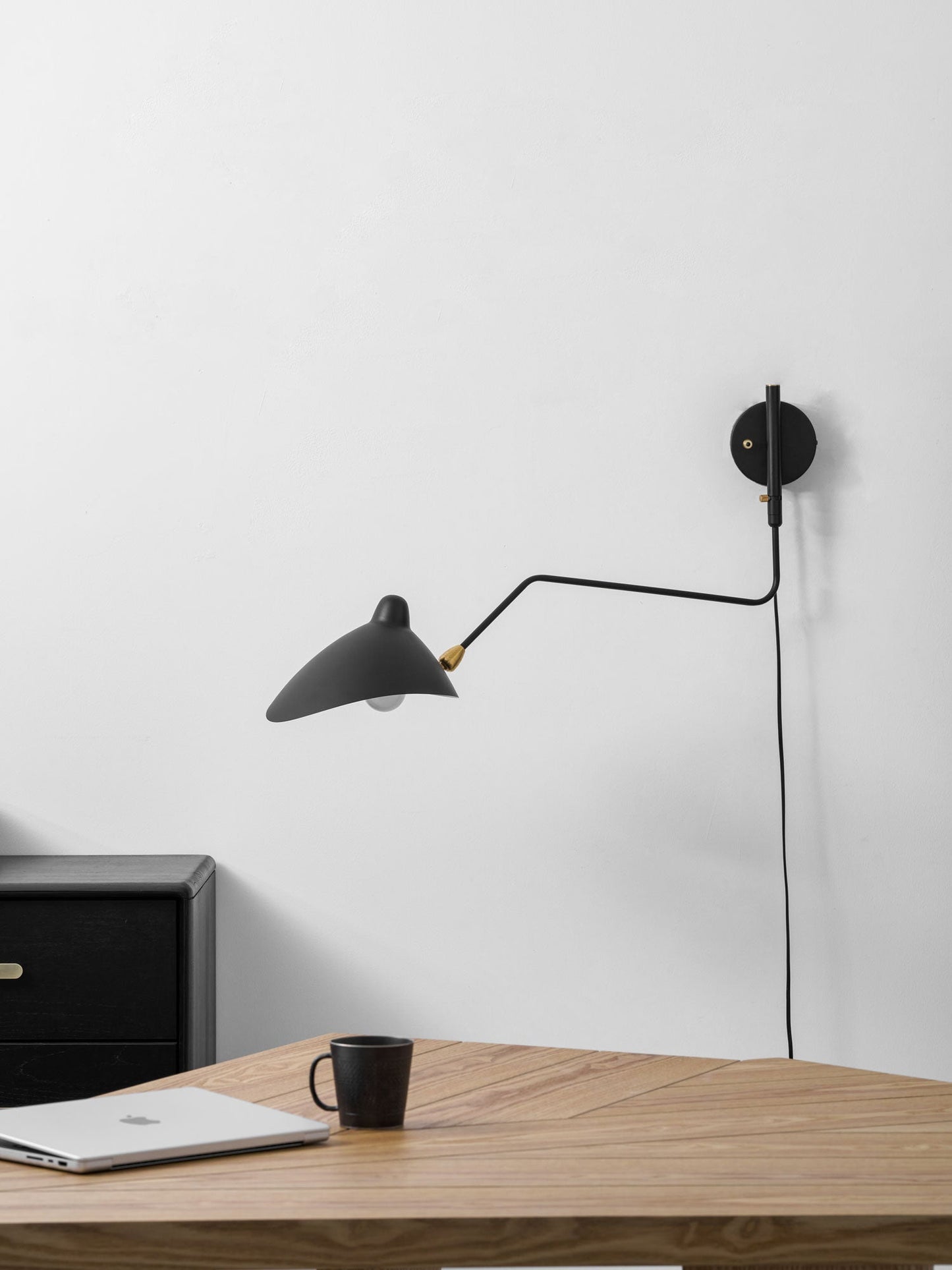 Adjustable Arm Wall Sconce, Energy-Efficient LED