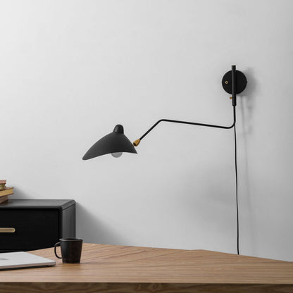 Adjustable Arm Wall Sconce, Energy-Efficient LED