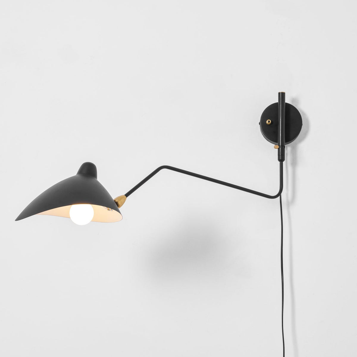 Adjustable Arm Wall Sconce, Energy-Efficient LED