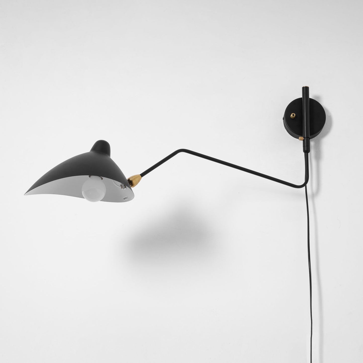 Adjustable Arm Wall Sconce, Energy-Efficient LED