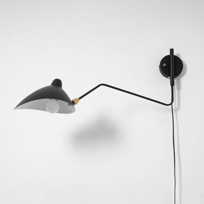 Adjustable Arm Wall Sconce, Energy-Efficient LED