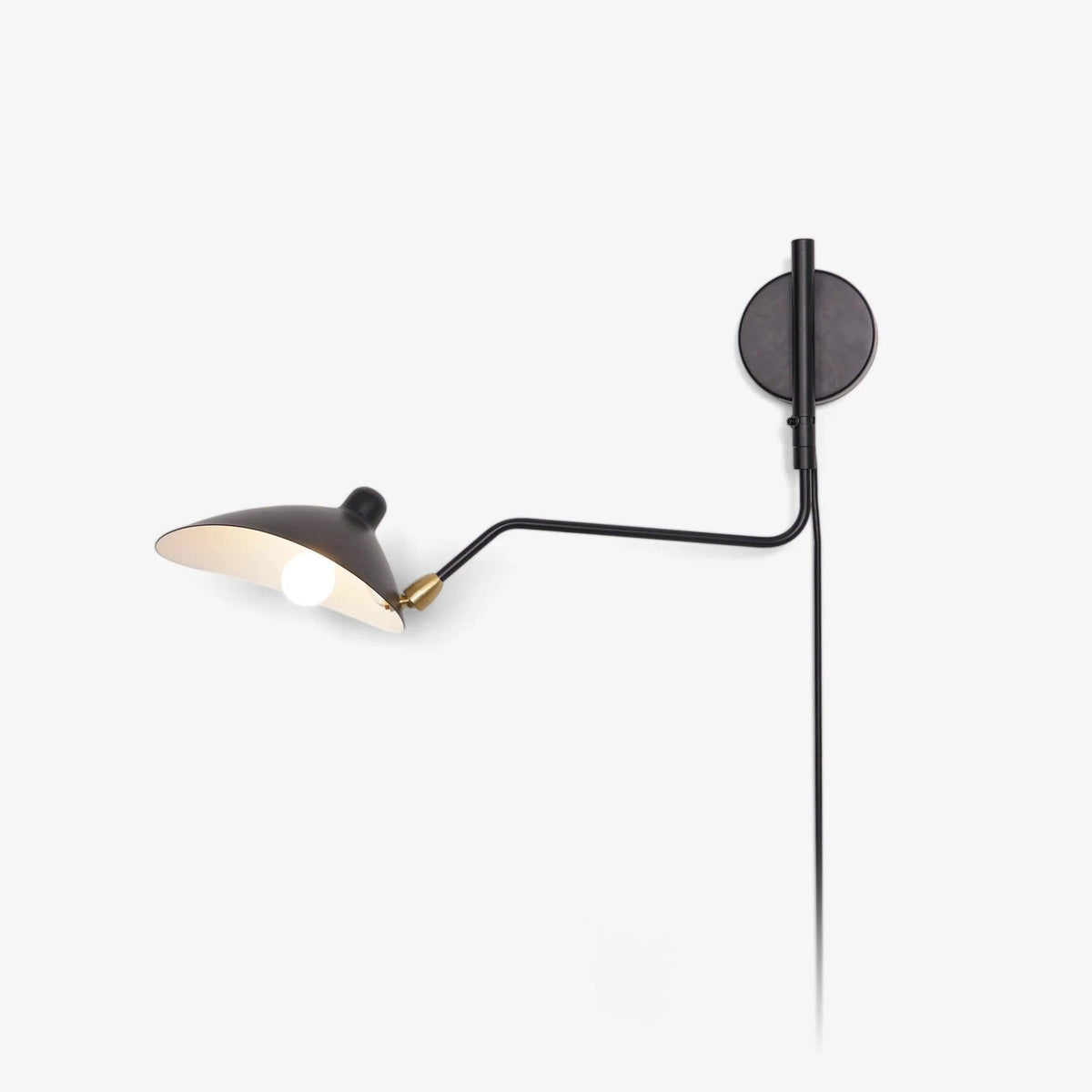 Adjustable Arm Wall Sconce, Energy-Efficient LED