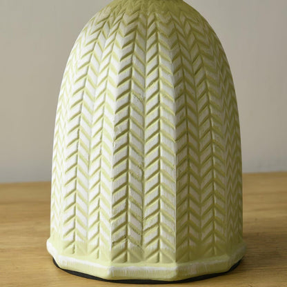Vintage Pleated Table Lamp with Soft Lighting